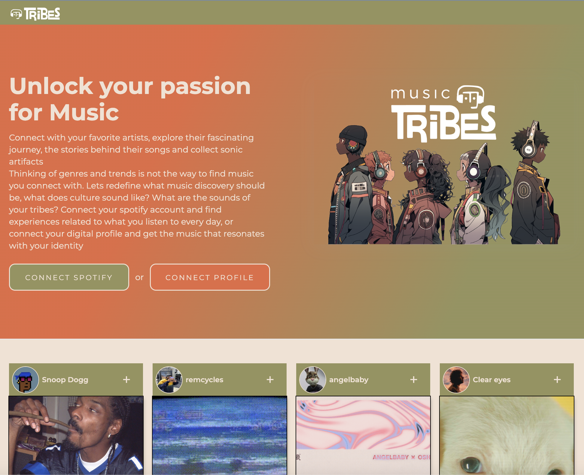 Tribe Discovery Feeds